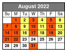 Shepherd of the Hills Dinner Shows August Schedule