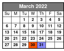 Dancing Queen Ultimate 70s Show March Schedule