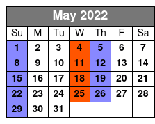 Dancing Queen Ultimate 70s Show May Schedule