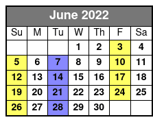 New Jersey Nights June Schedule