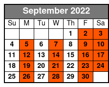 Anthems Of Rock September Schedule