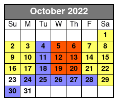 King's Castle Theatre Shows October Schedule