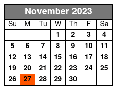 Rick McEwen Presents The Gambler November Schedule