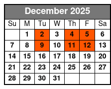 Rick McEwen Presents The Gambler December Schedule