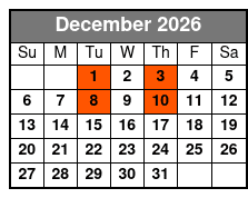 Rick McEwen Presents The Gambler December Schedule