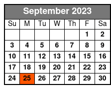 Soft Rock of the 80's September Schedule