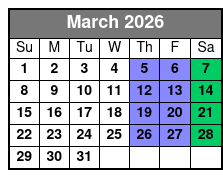 Shiners Nashville’s Hottest New Show! March Schedule