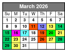 Taste of Goo Goo March Schedule
