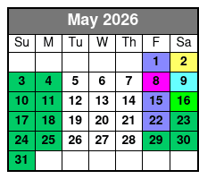 Taste of Goo Goo May Schedule
