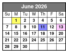 Taste of Goo Goo June Schedule