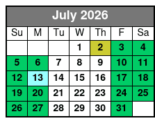 Taste of Goo Goo July Schedule