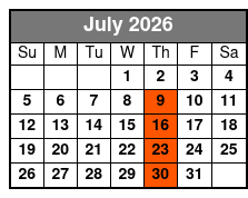 Nashville Nightlife Dinner Theater July Schedule