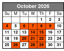 Best of Music City USA Show October Schedule