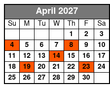 Best of Music City USA Show April Schedule