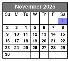 Nashville Zoo at Grassmere: Fast Track Ticket November Schedule