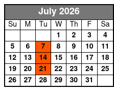 Ryman Bluegrass Nights Standard Seating  July Schedule