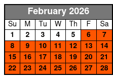 12 South Nashville Food Tour February Schedule