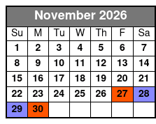 Nashville Christmas Light Tour November Schedule