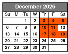 Country Roads USA Show Only Front Porch Premium Seating December Schedule