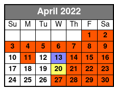 Discover Nashville April Schedule