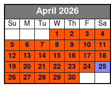 Discover Nashville April Schedule