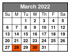 The Civil War - Battle of Franklin March Schedule