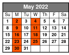 The Civil War - Battle of Franklin May Schedule