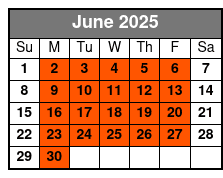 The Civil War - Battle of Franklin June Schedule