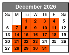 The Civil War - Battle of Franklin December Schedule