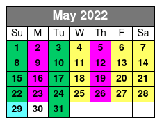 General Jackson Showboat Nashville Lunch & Dinner Cruises May Schedule