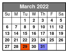 General Jackson Showboat Evening Dinner Cruise March Schedule