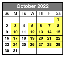 General Jackson Showboat Evening Dinner Cruise October Schedule