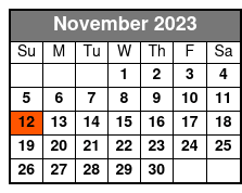 General Jackson Showboat Midday Lunch Cruise November Schedule