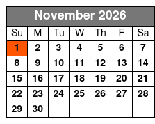 General Jackson Showboat Midday Lunch Cruise November Schedule