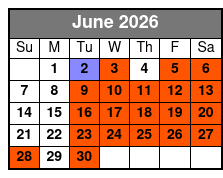 Grand Ole Opry Reserved Seating June Schedule
