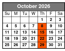 Opry Country Classics October Schedule