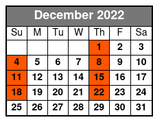 Grand Ole Opry Christmas at Opry House Preferred Seating December Schedule