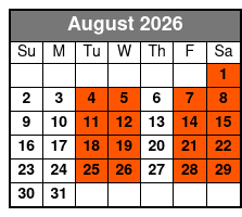 Grand Ole Opry Handicap Accessible Seating August Schedule