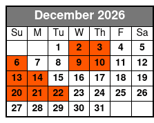Grand Ole Opry Christmas Standard Handicap Accessible Seating December Schedule