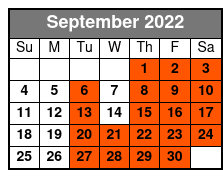 Grand Ole Opry September Schedule