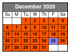 Ryman Self Guided Tour  December Schedule