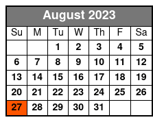 Nashville Shores August Schedule