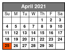 Nashville Zipline & Treetop Adventure Park at Nashville Shores April Schedule