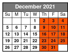 Nashville Night Trolley Tour December Schedule