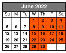 Nashville Night Trolley Tour June Schedule