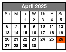 Nashville Night Trolley Tour April Schedule