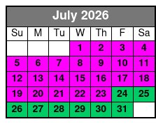 Ace High Ballooning Private Hot Air Balloon Ride July Schedule