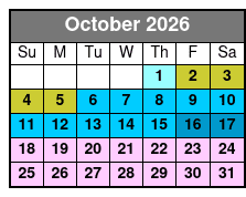 Ace High Ballooning Private Hot Air Balloon Ride October Schedule