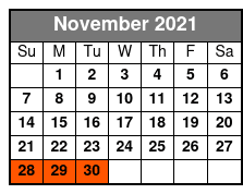 Nashville Segway Tours November Schedule