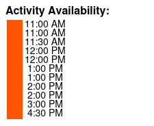 Nashville Joyride Experience Tours Color Key